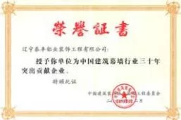 2014年突出行业贡献